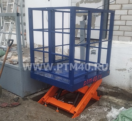 Для магазина Магнит выполнен подъемный стол с доставкой и монтажом